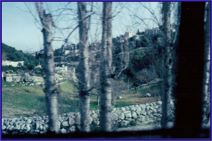 Passing through Jerusalem on the way to the Garden Tomb